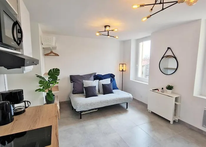 MaxBnb - Studio Cozy - WiFi Fibre - 10 min à pied Gare -4-
